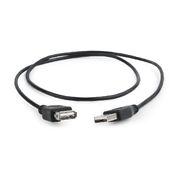 Удлинитель USB 2.0 Cablexpert CC-USB2-AMAF-75CM/300-BK, 0.75 m, Black