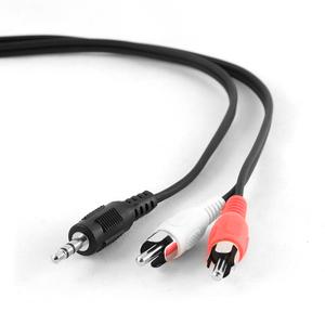 Аудио кабель CCA-458 3.5mm stereo plug to 2 x phono plugs 1.5m