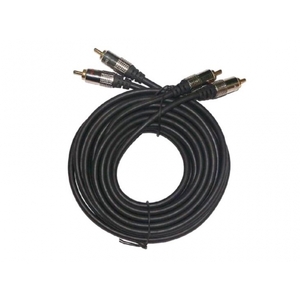 CCAP-202-6 2*RCA plugs to 2*RCA plugs 6ft cable, gold-plated connector