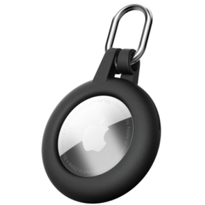 Cellular Silicon Ring Case AirTag/Tracy Soft Shell, Black