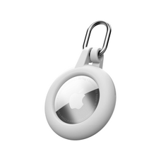 Cellular Silicon Ring Case AirTag/Tracy Soft Shell, White