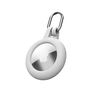 Cellular Silicon Ring Case AirTag/Tracy Soft Shell, White