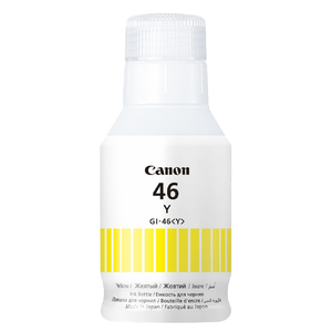 Чернила Canon GI-46 Y (yellow), желтые для MAXIFY GX6040, 135 мл Чернила Canon GI-46 Y (yellow), желтые для MAXIFY GX6040, 135 мл