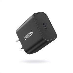 Зарядное устройство CHOETECH Q5004 + кабель Type C - Lightning, Black