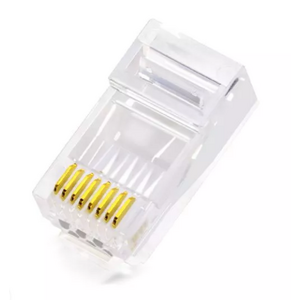 Conector RJ45 solid, cat.5e, 50um Conector RJ45 solid, cat.5e, 50um