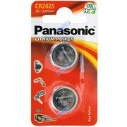 Батарейки CR2025, Blister*2, Panasonic, CR-2025EL/2B
