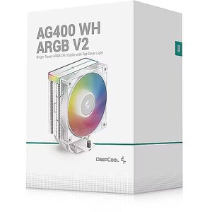 Кулер DEEPCOOL AG400 WH ARGB V2, White Кулер DEEPCOOL AG400 WH ARGB V2, White