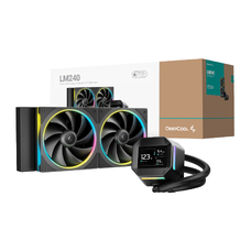 Система охлаждения DEEPCOOL LM240, 240mm radiator, Black