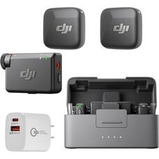 Микрофонная система DJI Mic Mini 2 (2 TX + 1 RX + Charging Case), Black Микрофонная система DJI Mic Mini 2 (2 TX + 1 RX + Charging Case), Black
