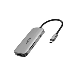 Док-станция ACER Type-C Dongle 7-in-1, Silver