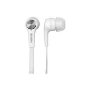 Earphones SVEN E-211M, White, with Microphone, 4pin 3.5mm mini-jack, cable 
