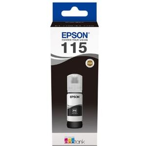 Чернила Epson C13T07C14A, 115 EcoTank Ink Bottle, Pigment Black
