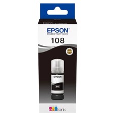 Чернила Epson C13T09C14A, 108 EcoTank Black Чернила Epson C13T09C14A, 108 EcoTank Black