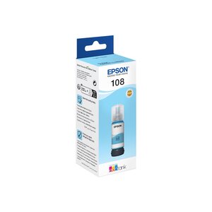 Чернила Epson C13T09C54A, 108 EcoTank Light Cyan