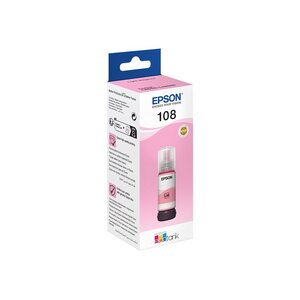 Чернила Epson C13T09C64A, 108 EcoTank Light Magenta