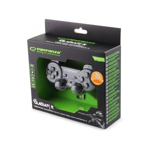 Беспроводной Геймпад Esperanza GLADIATOR EGG108K Black, vibration Беспроводной Геймпад Esperanza GLADIATOR EGG108K Black, vibration