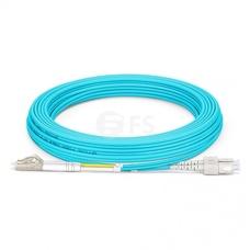 Fiber optic patch cords, Multimode OM4, LC-LC Duplex, 7M