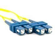 Fiber optic patch cords, singlemode Duplex SC-SC, 1m