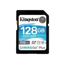 Флешка 128GB SD Class10 UHS-I U3 (V30)  Kingston Canvas Go! Plus
