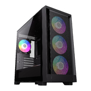 Корпус mATX GAMEMAX Defender MB, Black