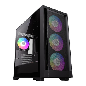 Корпус mATX GAMEMAX Defender MB, Black