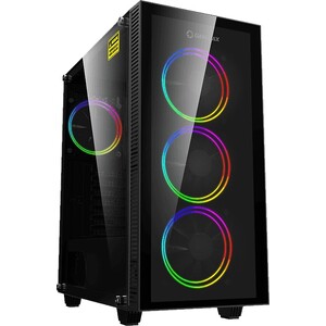 Корпус ATX GAMEMAX Draco XD, w/o PSU, Black