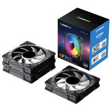 Комплект вентиляторов GAMEMAX KF300 BK, 3xARGB Fan Kit, Black Комплект вентиляторов GAMEMAX KF300 BK, 3xARGB Fan Kit, Black