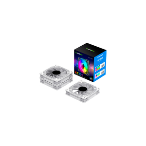 Комплект вентиляторов GAMEMAX KF300 WH, 3xARGB Fan Kit, White Комплект вентиляторов GAMEMAX KF300 WH, 3xARGB Fan Kit, White