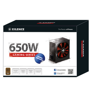 Блок питания XILENCE Gaming Series XP650R10, 650W, 80 PLUS® BRONZE