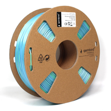 PLA-филамент 1.75 mm  Bllue/Green, 1 kg Gembird 3DP-PLA-SK-01-BG