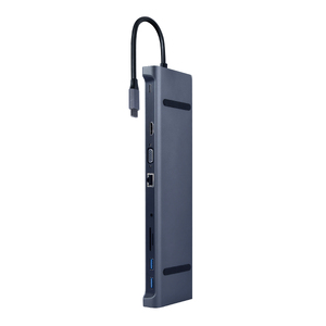 Комбо-адаптер интерфейсов USB-C - Gembird A-CM-COMBO10-01 Комбо-адаптер интерфейсов USB-C - Gembird A-CM-COMBO10-01