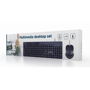 Комплект Gembird KBS-UM-04, US-Layout, Black