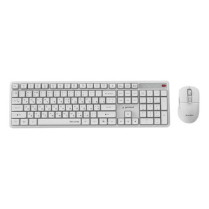 Беспроводной комплект Gembird Silent Key Pro Business KBS-WMS-01-W-CYRL WT Беспроводной комплект Gembird Silent Key Pro Business KBS-WMS-01-W-CYRL WT