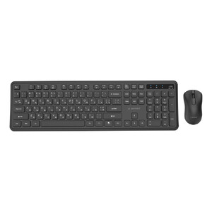 Беспроводной комплект Gembird Slim Pro Business KBS-WPS-01-CYRL Black Беспроводной комплект Gembird Slim Pro Business KBS-WPS-01-CYRL Black