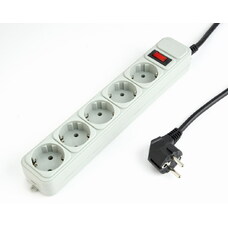 Сетевой фильтр Gembird SPG3-B-15C, 5 Sockets, 4.5m, Grey