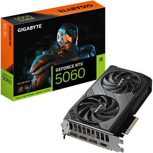Видеокарта Gigabyte RTX5060 8GB GDDR7 WindForce OC (GV-N5060WF2OC-8GD) Видеокарта Gigabyte RTX5060 8GB GDDR7 WindForce OC (GV-N5060WF2OC-8GD)