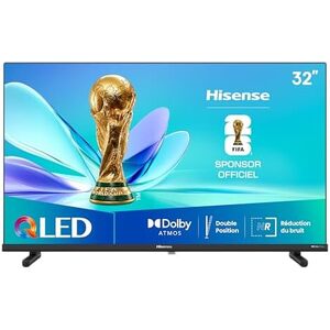 Телевизор 32" Hisense 32A5Q, QLED, Black