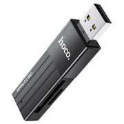 Кард ридер HOCO HB20 Mindful 2-in-1 (USB3.0) black