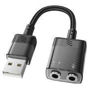 Внешняя звуковая карта HOCO LS37 Spirit 2-в-1 Внешняя звуковая карта HOCO LS37 Spirit 2-в-1