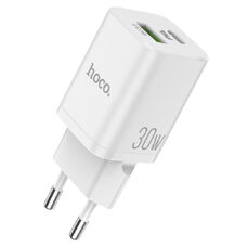 Зарядное устройство Hoco N13 Bright PD30W+QC3.0 charger (EU) White