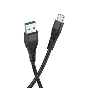Кабель USB на Type-C HOCO U53 5A Flash black зарядка и передача данных Кабель USB на Type-C HOCO U53 5A Flash black зарядка и передача данных