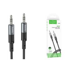 AUX аудиокабель HOCO UPA23 (1 м, металлический серый) AUX аудиокабель HOCO UPA23 (1 м, металлический серый)