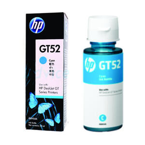 HP GT52 Cyan Original Ink Bottle (~8,000 pages), DeskJet G5810/G5820