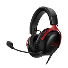 Беспроводная игровая гарнитура HyperX Cloud III S, Black/Red Беспроводная игровая гарнитура HyperX Cloud III S, Black/Red