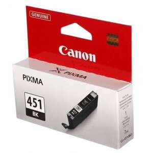 Ink Cartridge Canon CLI-451 Bk, black, 7ml for iP7240 & MG5440,634 Ink Cartridge Canon CLI-451 Bk, black, 7ml for iP7240 & MG5440,634