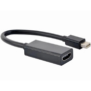 Кабель-адаптер DP mini M to HDMI F 4K, Black Cablexpert A-mDPM-HDMIF4K-01 Кабель-адаптер DP mini M to HDMI F 4K, Black Cablexpert A-mDPM-HDMIF4K-01