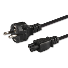 Кабель питания 1,8m - SAVIO CL-81, Schuko input / IEC C5 output Кабель питания 1,8m - SAVIO CL-81, Schuko input / IEC C5 output