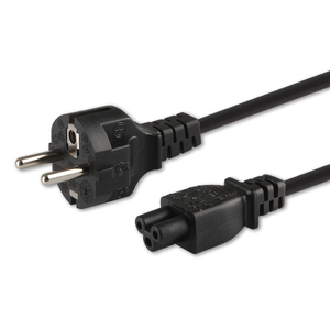 Кабель питания 1,8m - SAVIO  CL-81, Schuko input / IEC C5 output