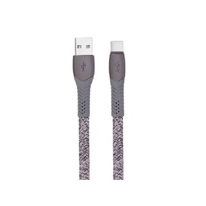 Кабель Type-C Rivacase PS6102 GR12, nylon braided, 1.2M, Gray Кабель Type-C Rivacase PS6102 GR12, nylon braided, 1.2M, Gray