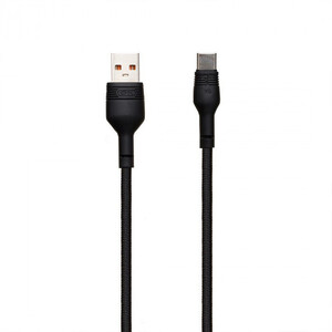 Кабель Type-C XO Braided, NB55, Black Кабель Type-C XO Braided, NB55, Black